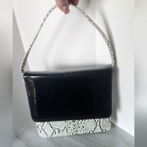 Sleek Black and Gray Shoulder Bags with Structured Design